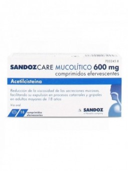 Sandoz Care Mucoilitico 600...